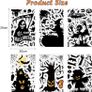 Halloween Window Stickers Reusable Black Halloween Window Clings Scary Decorations Bat Witch Spiders Pumpkin Window Decals Display for Home Party Image 3