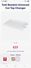 Tutti Bambini Universal Cot Top Changer