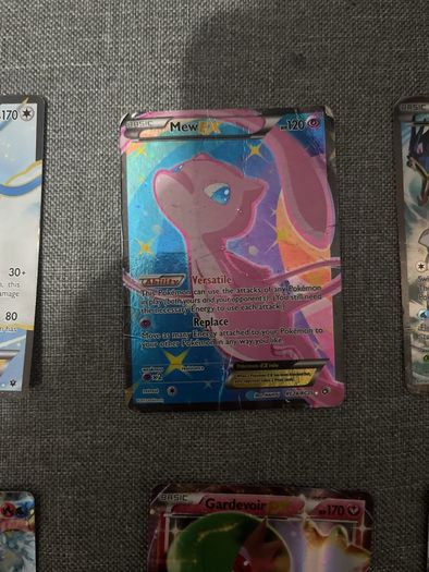 Damaged pokemon cards