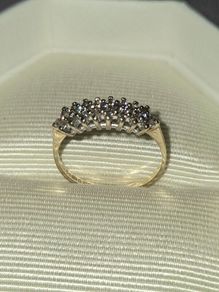 9ct Gold Ladies Ring - Size 7/N