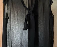Sheer Sleeveless Blouse