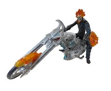 Marvel Ghost Rider Electronic Flame Cycle with Figure Hasbro 2007