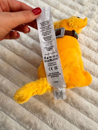 Disney Store Dug Mini Golden Retriever approx. 15 cm. Plush Used Please see photos