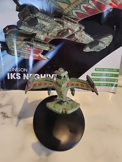 star trek eaglemoss klingon iks negh'var model