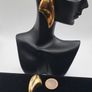 Vintage 9ct yellow gold earrings Image 2