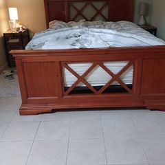 Solid Cherry Wood Bedroom Suite