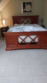 Solid Cherry Wood Bedroom Suite