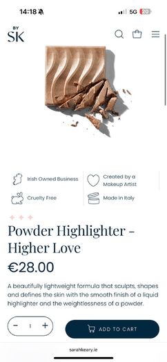 By SK highlighting powder make up