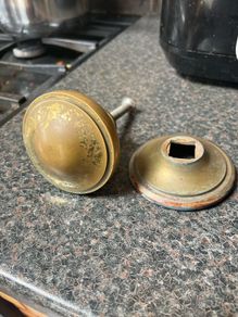 brass door handle