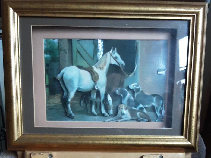 vintage diorama picture ( 3 D )