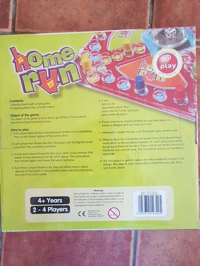 BNIB Home Run Board Game