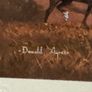 Donald Ayres Limited Edition Signed Print. Equestrian Fox Hunting Scene (27/350) Image 3