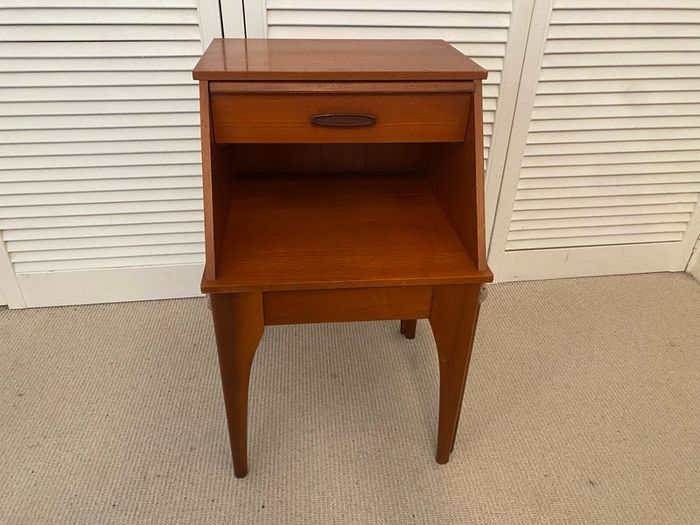 Mid Century Chippy Telephone Table