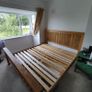 Super king size oak bed Image 6
