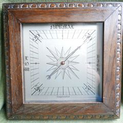 A 19th heavy Oak century John Trotter ltd Glasgow & Edinburgh compensated AOME no 122 Barometer [31x31cm]