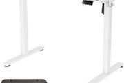 Height Adjustable Electric Standing Desk Frame,Two-Stage,Lifts 73-118cm, Memory Smart Panel &amp; Hooks