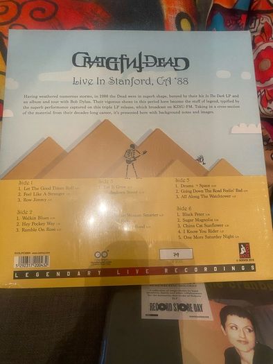 Gratefuldead Live In Stanford '88 Vinyl