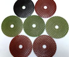 diamond polishing pads 100mm - wet  type