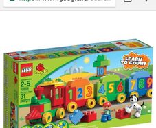 LIMITED EDITION lego duplo set train 31 pieces 10558 no box