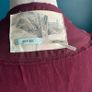 Burgundy drape top. Size XS Image 7