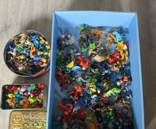 Collection of gogo and animal figures and assorted toys