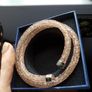 Genuine swarovski crystal dust bangle - stunning bracelet Image 10