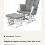 Babylo Rocking Chair and footstool Image 3