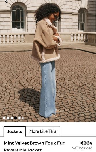Mint Velvet reversable jacket worn once