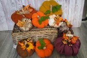 Pumpkins. Handmade decoration.
