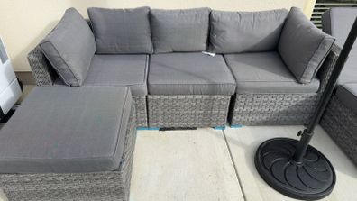 garden furniture rattan set