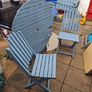 Garden table and chairs x 2 Image 2