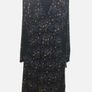 Black Multicoloured Geometric Floral Print Long Sleeve  Jersey Dress Uk 26 BNWTS price includes postage Image 4