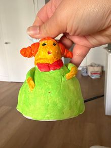 Hanging Doll made of Clay