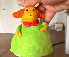 Hanging Doll made of Clay