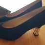 Vintage DI SANDRO Shoes - New -With Gold Nugget Heels Image 3