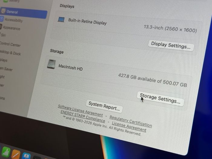 Macbook Pro Retina 2015 (512GB, 8GB, 2.7 GHz i5)