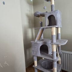 Cat Tree, Bed, and Crate