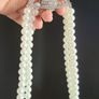 Saturn and Faux Pearl Necklace / Choker Image 2
