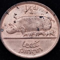 [#2668] - Ireland 1966 | Irish 1/2d | Irish Half Penny | KM.10