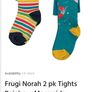 frugi Norah 2 pack tights 6-8y Image 2