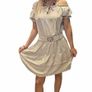 Spanish dress with ruffles, beige Image 5