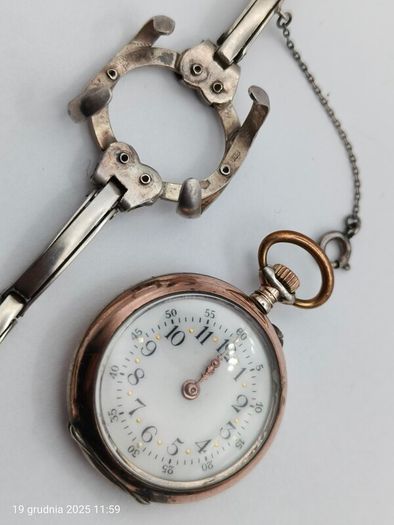 Vintage Silver pocket / wrist Watch
