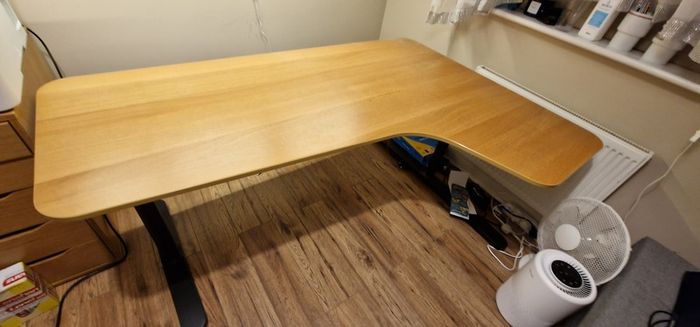 L-shaped / Corner Office Desk + Drawer Unit