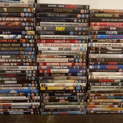 War Movie And Military Documentary Dvd Collection World War 1 & 2 Vietnam Apocalypse Now Deer Hunter Platoon Full Metal Jacket etc