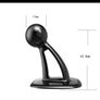 180 Degree Adjustable Adhesive 17mm Ball Head Mount Bracket for Car Dashboard Windshield Wireless Charger Magnetic Phone Holder Image 4