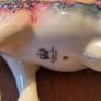 Porcelain colorful cow figurine Image 7