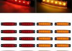 10x Amber or Red 6LED 3.8