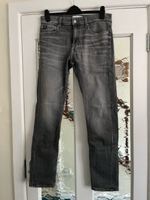 Grey Calvin Klein men's slim Jeans W32 L32