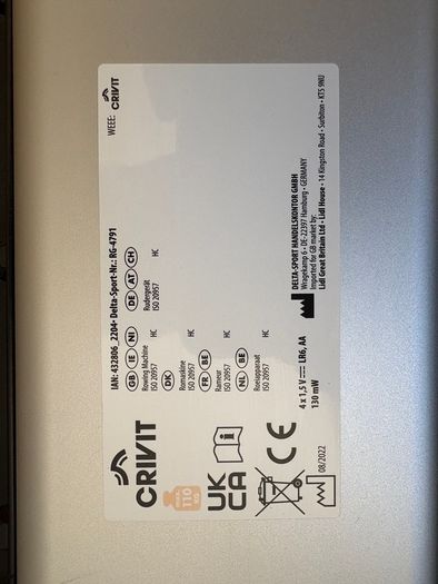 Crivit Rowing Machine