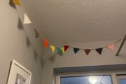Crochet bunting